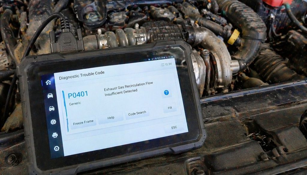 Code défaut P0401 Peugeot : vanne EGR et solutions